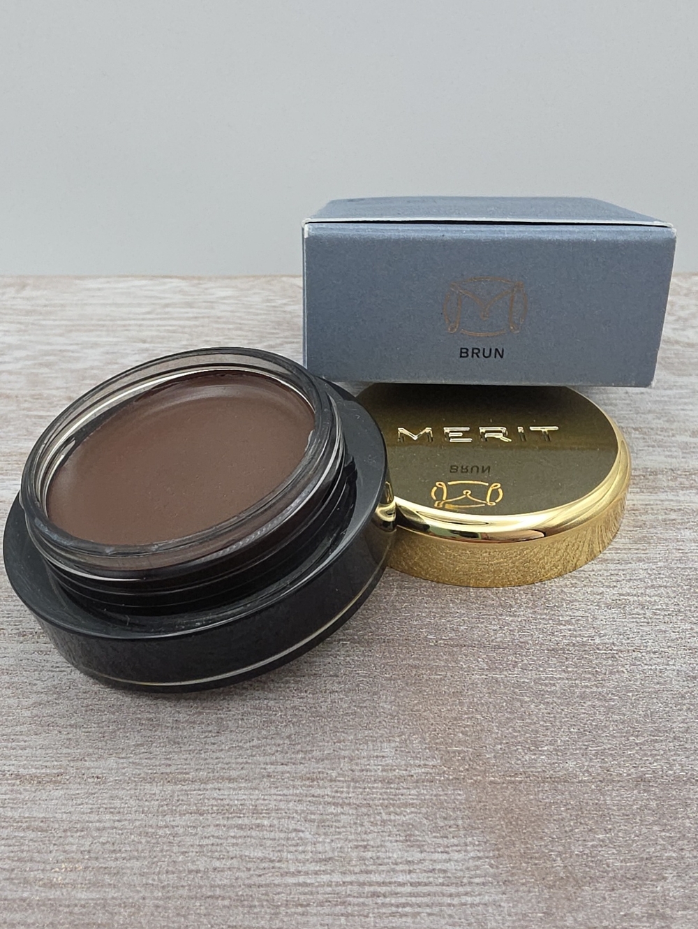 Merit Brun Cream Brow Pomade — Rich Brown